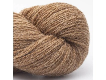 bc garn bio shetland 04 příze hnědá