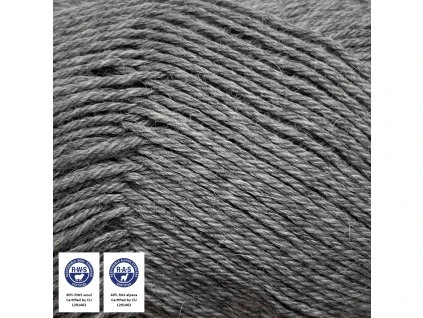 LØVFALD 1406 Lysgrå příze šedá