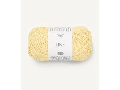 31162112 Lys gul line sandnes garn