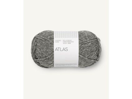21041055 Mork gramelert atlas sandnes garn