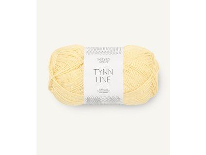 31182112 Lys gul tynn line sandnes garn