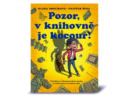 Pozor v knihovně je kocour