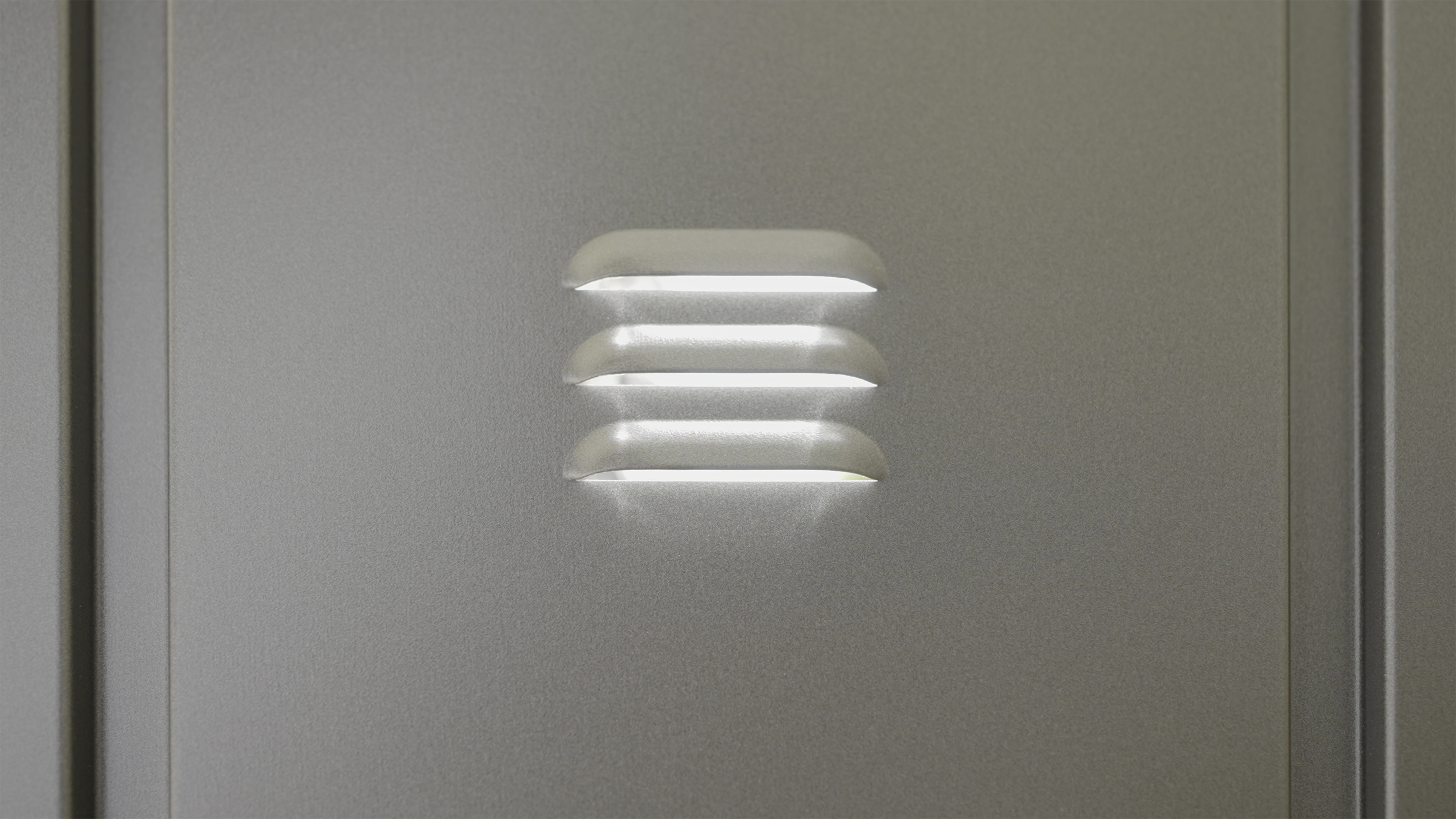 Detail konstrukce a větrání skříňky Biohort ROMEO