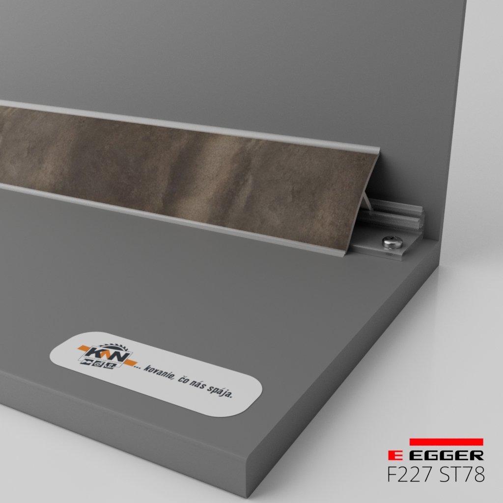EGGER - Tesniaca lišta k pracovnej doske - F227 ST78 - dľžka 4100 mm