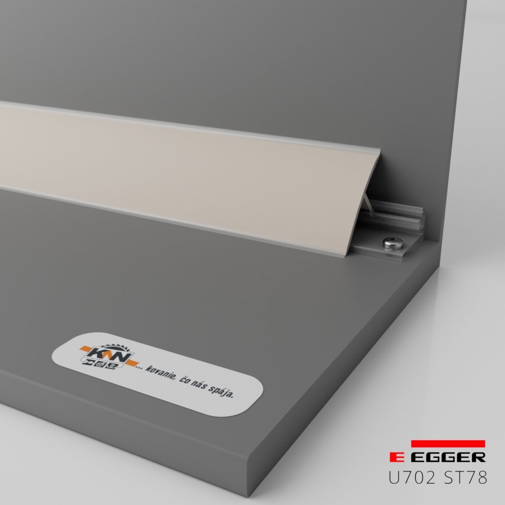 EGGER - Tesniaca lišta k pracovnej doske - U702 ST78 - dľžka 4100 mm