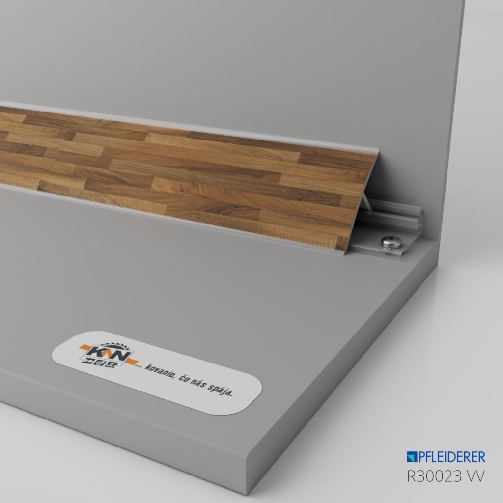 PFLEIDERER - Tesniaca lišta k pracovnej doske - R30023 VV - dľžka 4200 mm