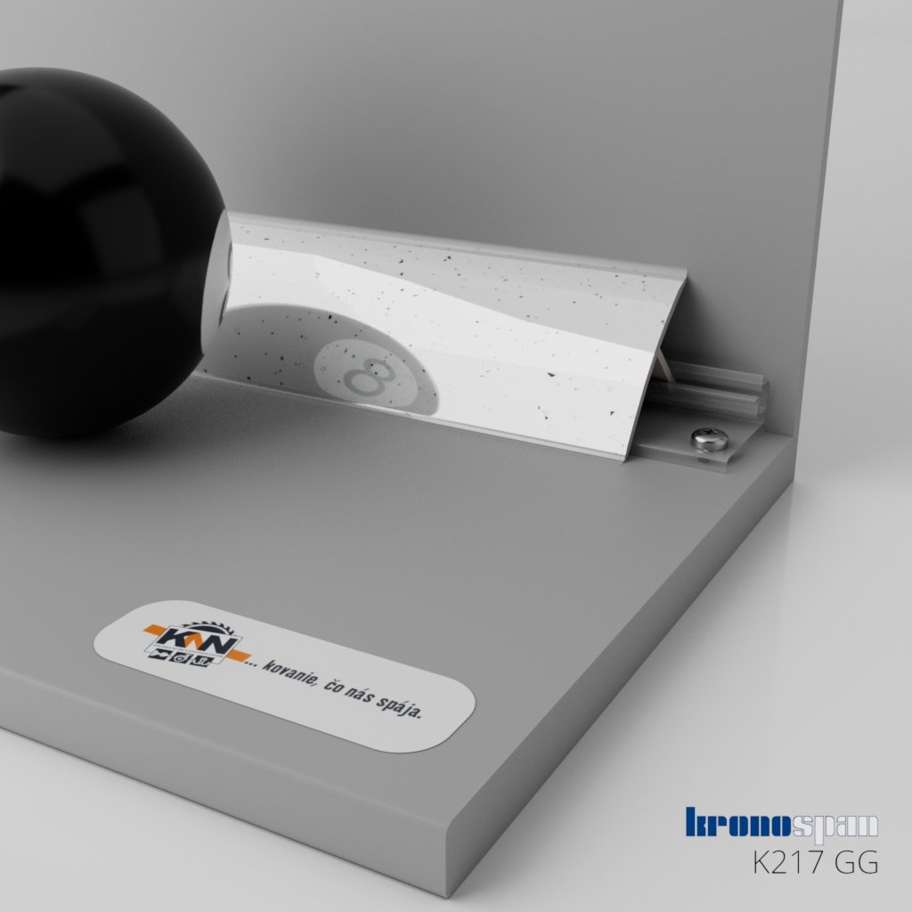KRONOSPAN - Tesniaca lišta k pracovnej doske - TL  K217 GG - 4,2 m