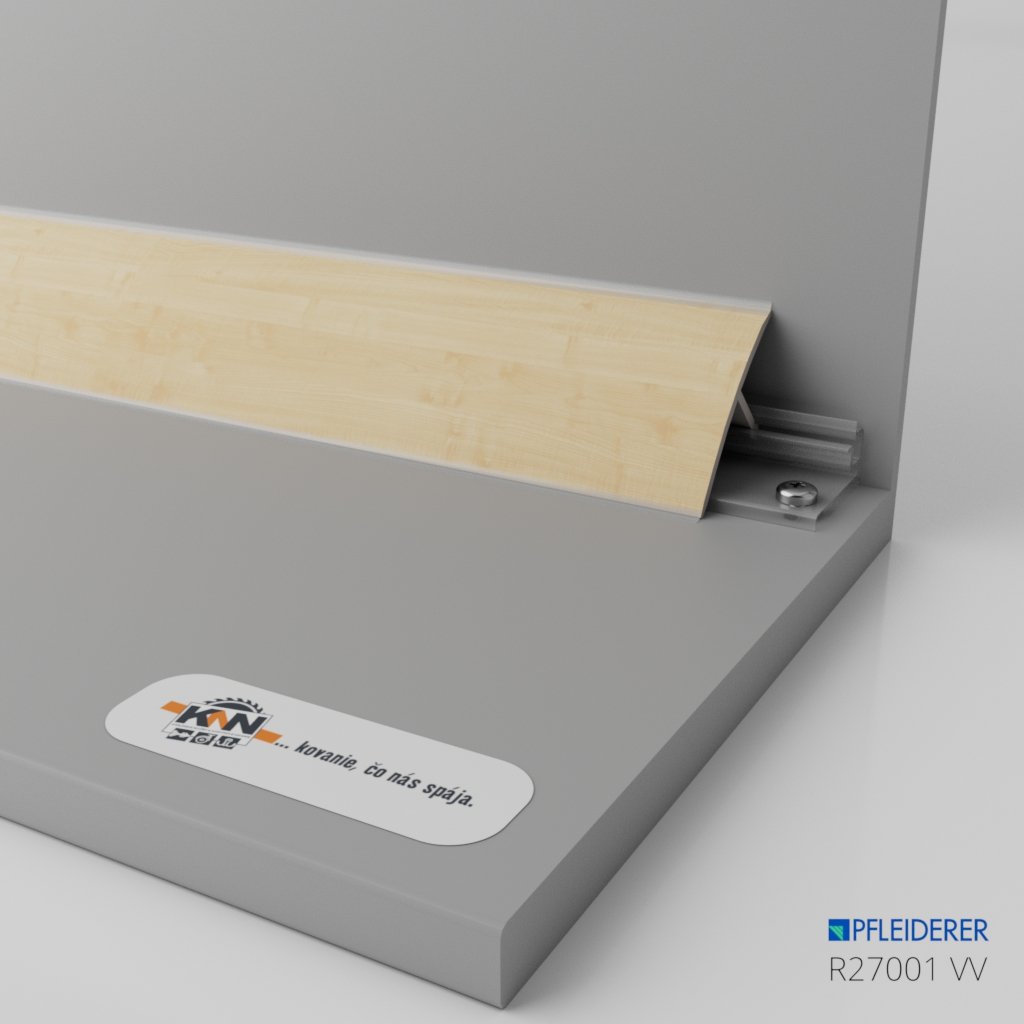PFLEIDERER - Tesniaca lišta k pracovnej doske - R27001 VV - dľžka 4200 mm