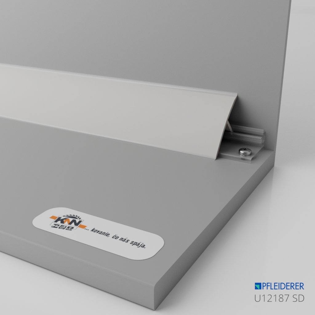 PFLEIDERER - Tesniaca lišta k pracovnej doske - U12187 SD - dĺžka 4200 mm
