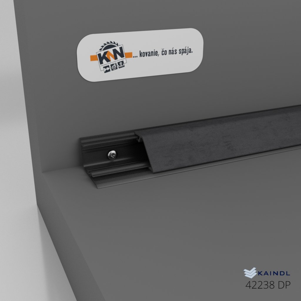 KAINDL - Tesniaca lišta k pracovnej doske - 42238 DP - dĺžka 4100 mm