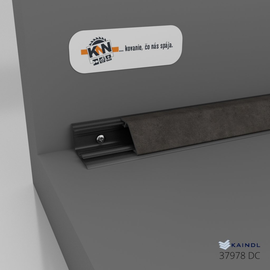 KAINDL - Tesniaca lišta k pracovnej doske - 37978 DC - dĺžka 4100 mm