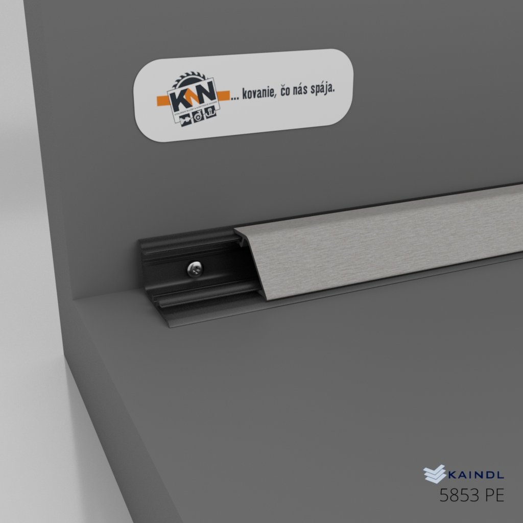 KAINDL - Tesniaca lišta k pracovnej doske - 5853 PE - dĺžka 4100 mm