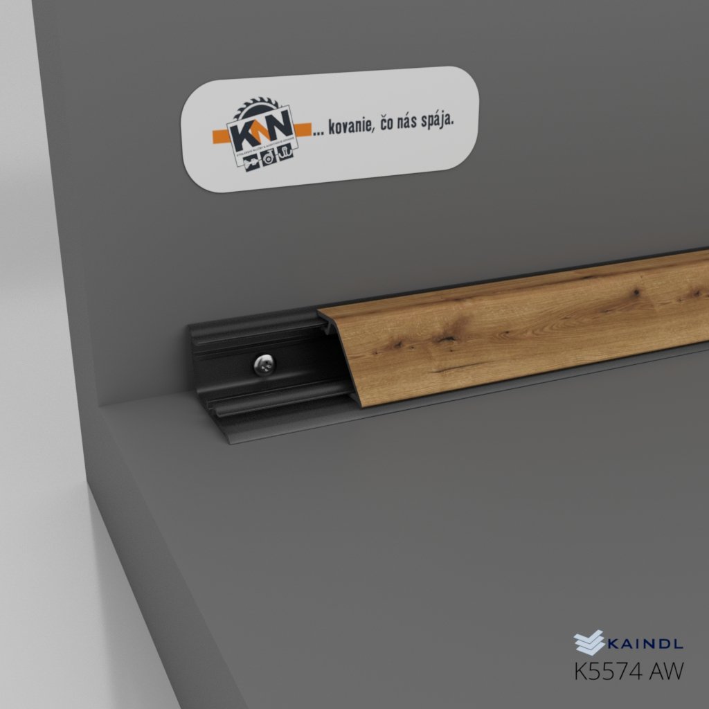 KAINDL - Tesniaca lišta k pracovnej doske - K5574 AW - dĺžka 4100 mm