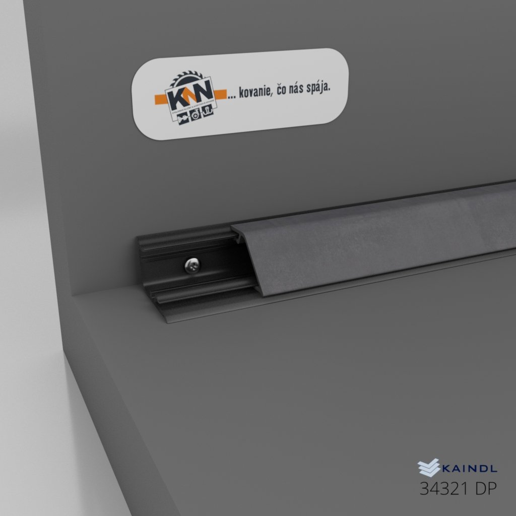 KAINDL - Tesniaca lišta k pracovnej doske - 34321 DP - dĺžka 4100 mm