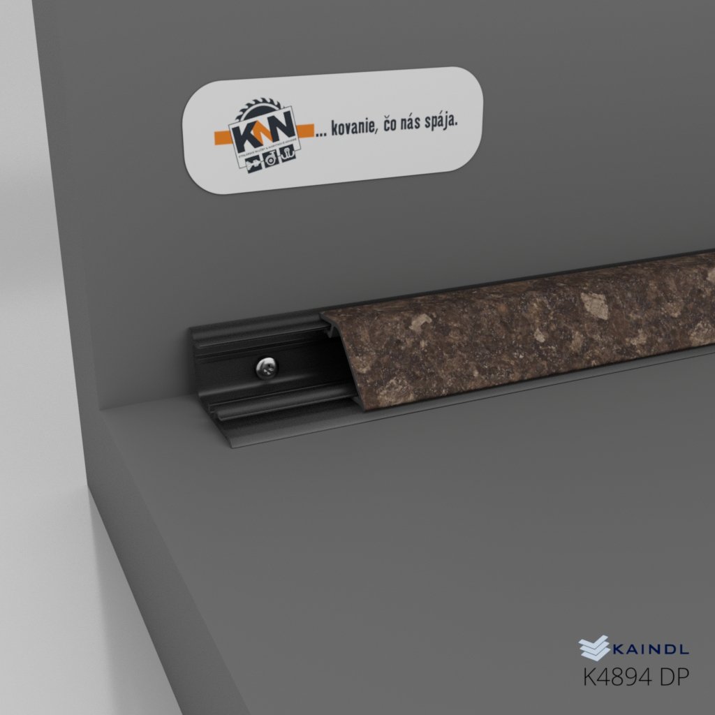 KAINDL - Tesniaca lišta k pracovnej doske - K4894 DP - dĺžka 4100 mm