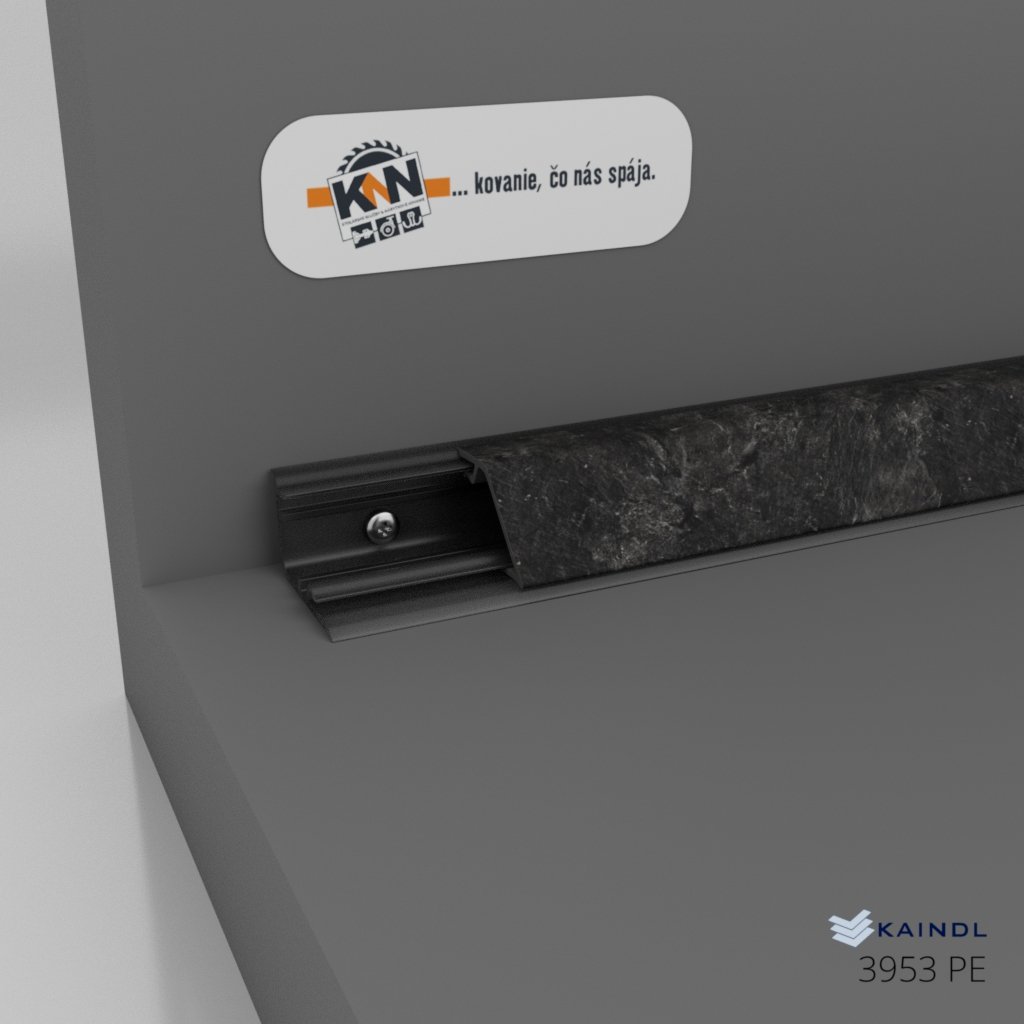 KAINDL - Tesniaca lišta k pracovnej doske - 3953 PE - dĺžka 4100 mm