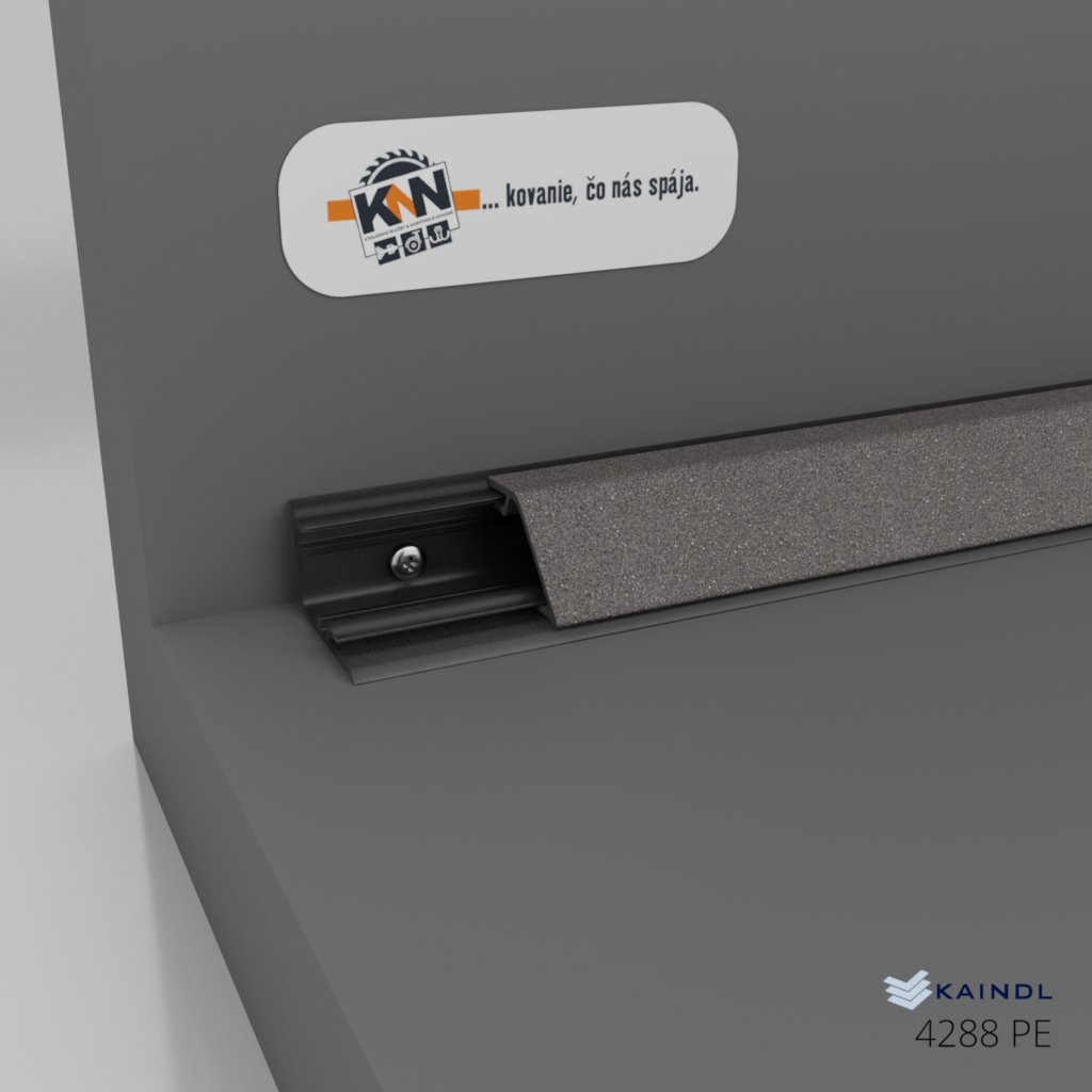 KAINDL - Tesniaca lišta k pracovnej doske - 4288 PE - dĺžka 4100 mm