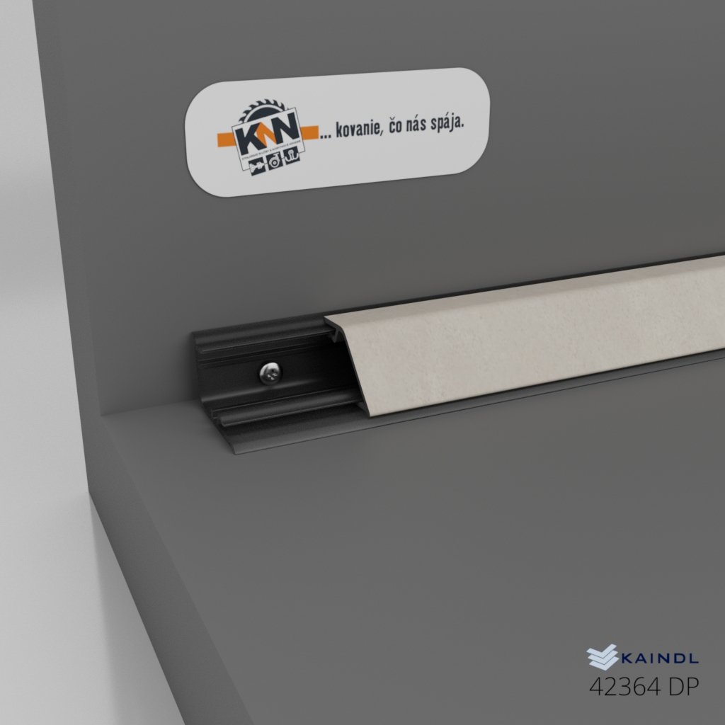 KAINDL - Tesniaca lišta k pracovnej doske - 42364 DP - dĺžka 4100 mm