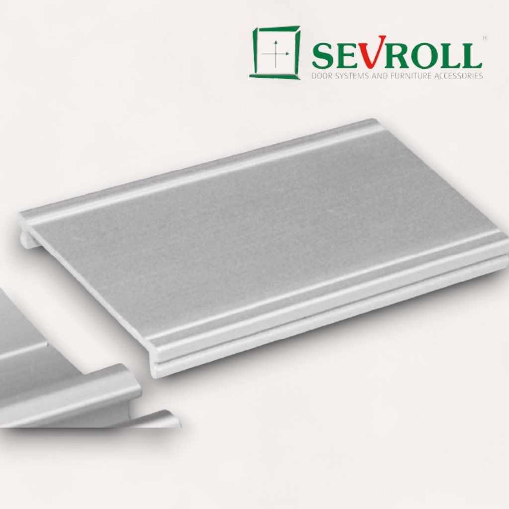 SEVROLL - Krycia lišta do koľajnice s drážkou, hliník (Variant Dľžka 3000 mm)