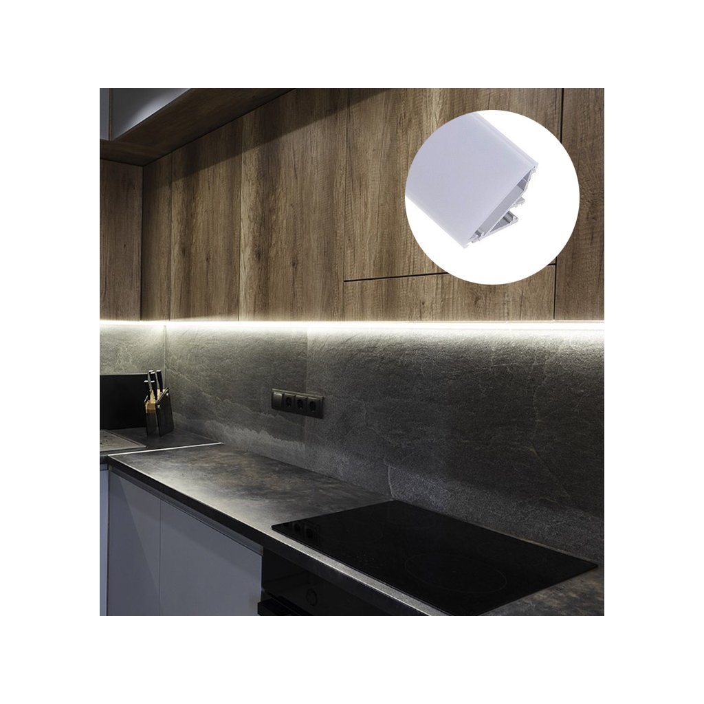 CORNER LINE - LED Lišta (Variant Dľžka 3000 mm, Variant Farba Hliník)