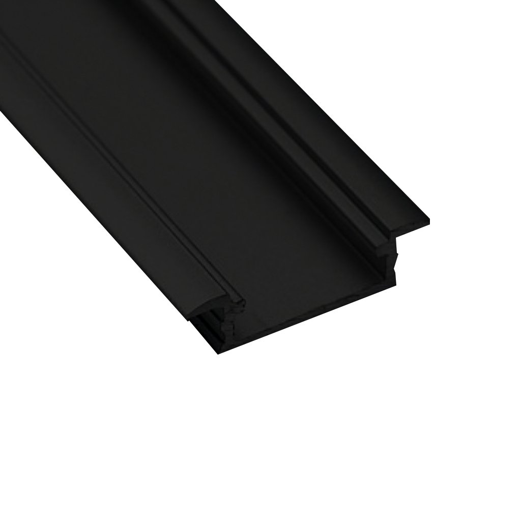 LED Lišta - Ledal2, Čierna mat, 3000 mm