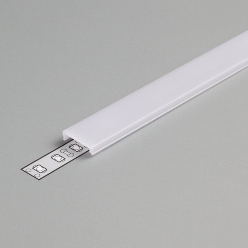 LED Krycia lišta WIRELI C Klip, Opál, 4 m