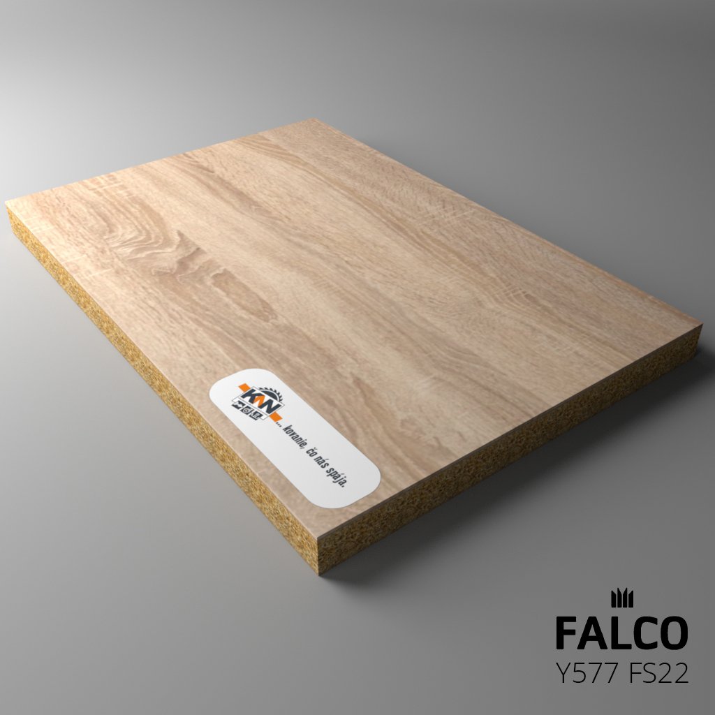 FALCO - DTDL - Y577 FS22 Light Vintage Oak (Sonoma) 2800 x 2070 x 18 mm (3025)
