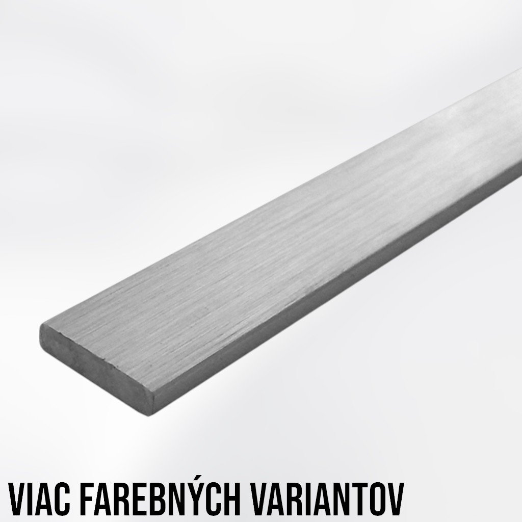 Dekoratívna lišta bez samolepky - T1020 - 3 m (Variant Farba Nerez)
