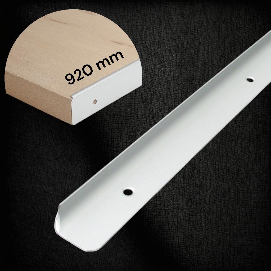 Lišta na pracovnú dosku - koncová, 38mm, hliníková PRAVÁ 920 mm