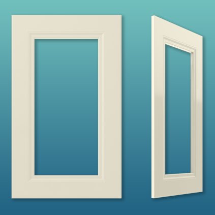 WOWFRONT - TYP : W1 vitríny RAL farby, 1stranne, mat