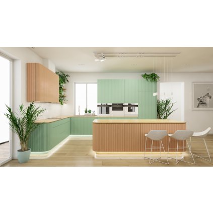 WOWFRONT - TYP : LG30 - 511 zaoblené prvky RAL farby