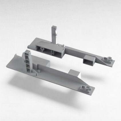 MBOX-C/210 mm sivý, držiak čela vnútornej zásuvky