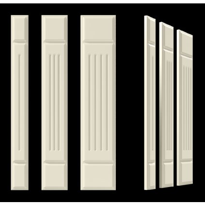 WOWFRONT - TYP : PL3 pilastre RAL farby, 50 mm