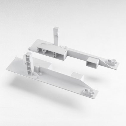 MBOX-C/210mm biely, držiak čela vnútornej zásuvky