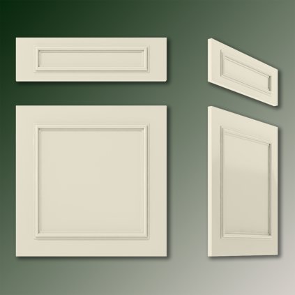 WOWFRONT - TYP : F510 štukované fronty RAL farby, 1stranne, mat