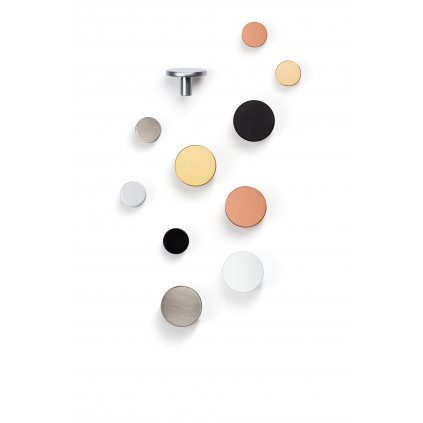 Úchytka - Viefe COMO knopok (Variant Farba Nikel brúsený)