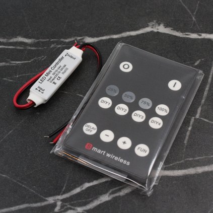 LED Doplnky - LED SE8 - RF diaľkový stmievač a vypínač