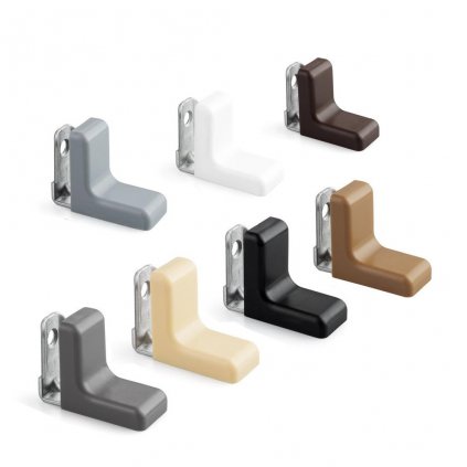 Uholník montážny KN-375 s krytkou (Variant Farba Sivá)