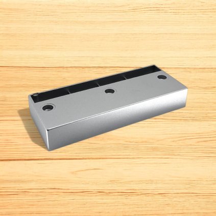 Nožička štvorec S-6154, 150x60x25 mm, Hliník