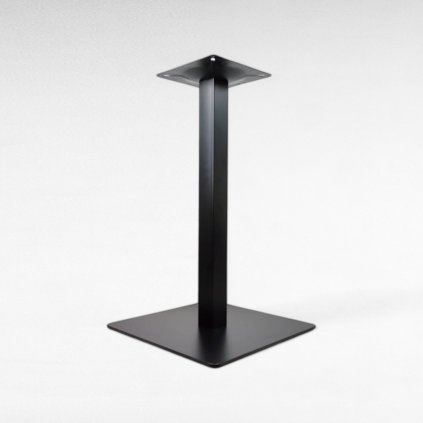 Stolová podnož - DN-450, štvorcová, čierna, 730 mm