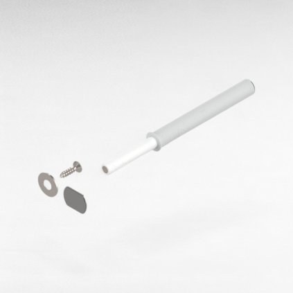 BLUM TIP-ON na dvere dlhý s magnetom biely 956A1004