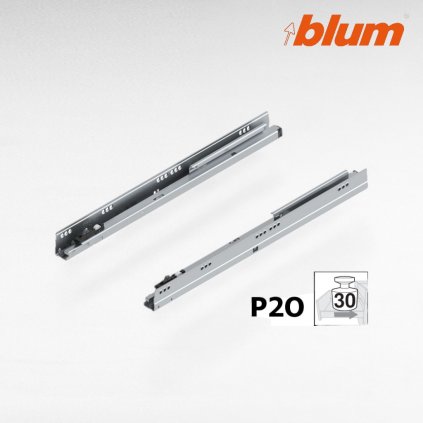 BLUM ANTARO TIP-ON plnovýsuv s tlmením 30kg - 578. (Variant Dľžka 270 mm)