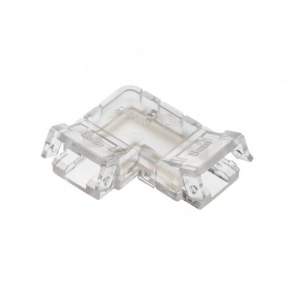 LED Doplnky - Konektor pre 8 mm COB pásky, 90°, Transparent