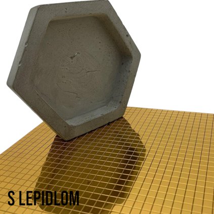 Sibu - MS 5 x 5 fle x  Gold, 980 x 980 x 1,2 mm, s lepidlom