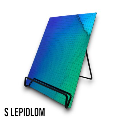 Sibu - MS 5 x 5 fle x  Aqua, 980 x 980 x 1,2 mm, s lepidlom