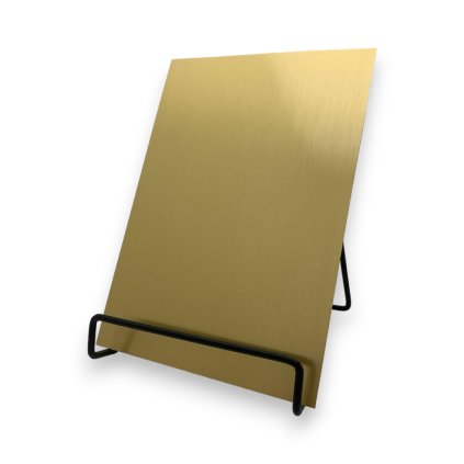 Sibu - DM Brass brushed matt AR, 2600x1000x1 mm, bez lepidla
