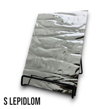 Sibu - SL CRASHED Silver, 2600 x 1000 x 2,2 mm, s lepidlom