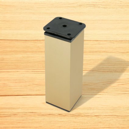 Nožička štvorec, 60x60, zlatá