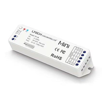 LED Doplnky - Univerzální RF prijímač typ F4-3A