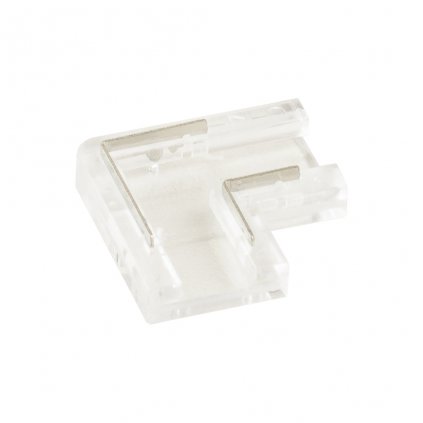 LED Doplnky - STRONG - LED konektor pre 8 mm pásky, 90°, Transparent